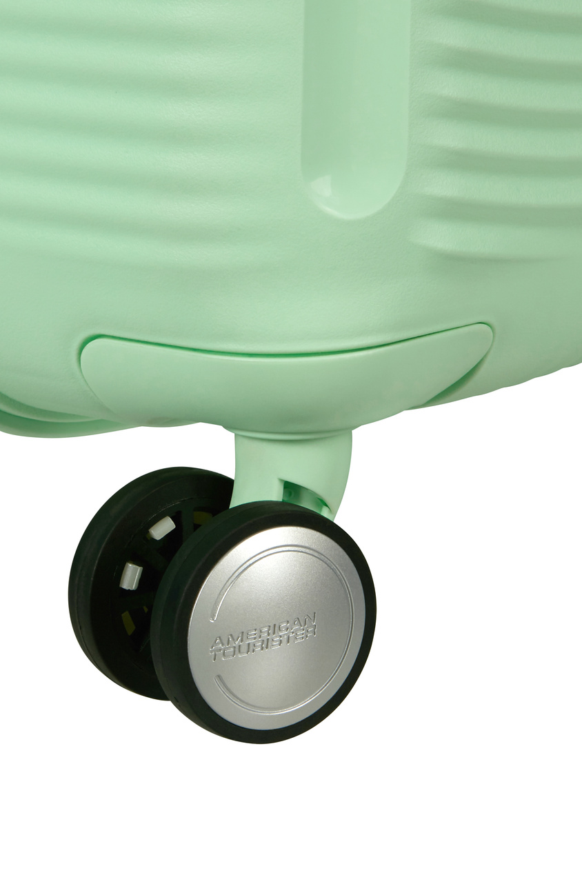 Walizka kabinowa American Tourister Soundbox 55cm powiększana Pastel Green