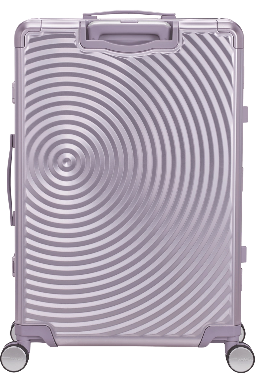 Walizka American Tourister Soundbox Alu 77cm fioletowa