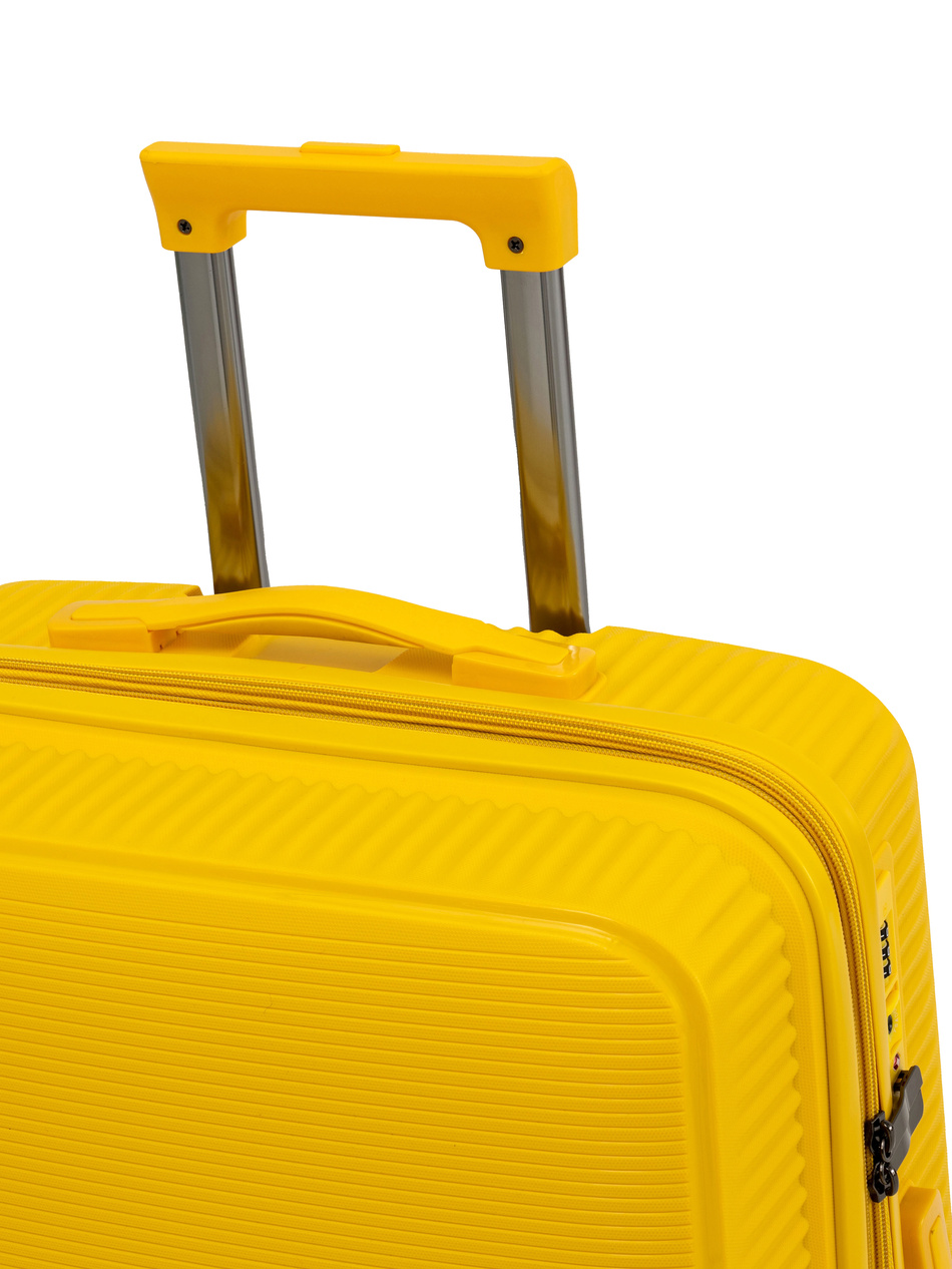 Walizka BLU MOONKY Altair 66cm żółta powiększana