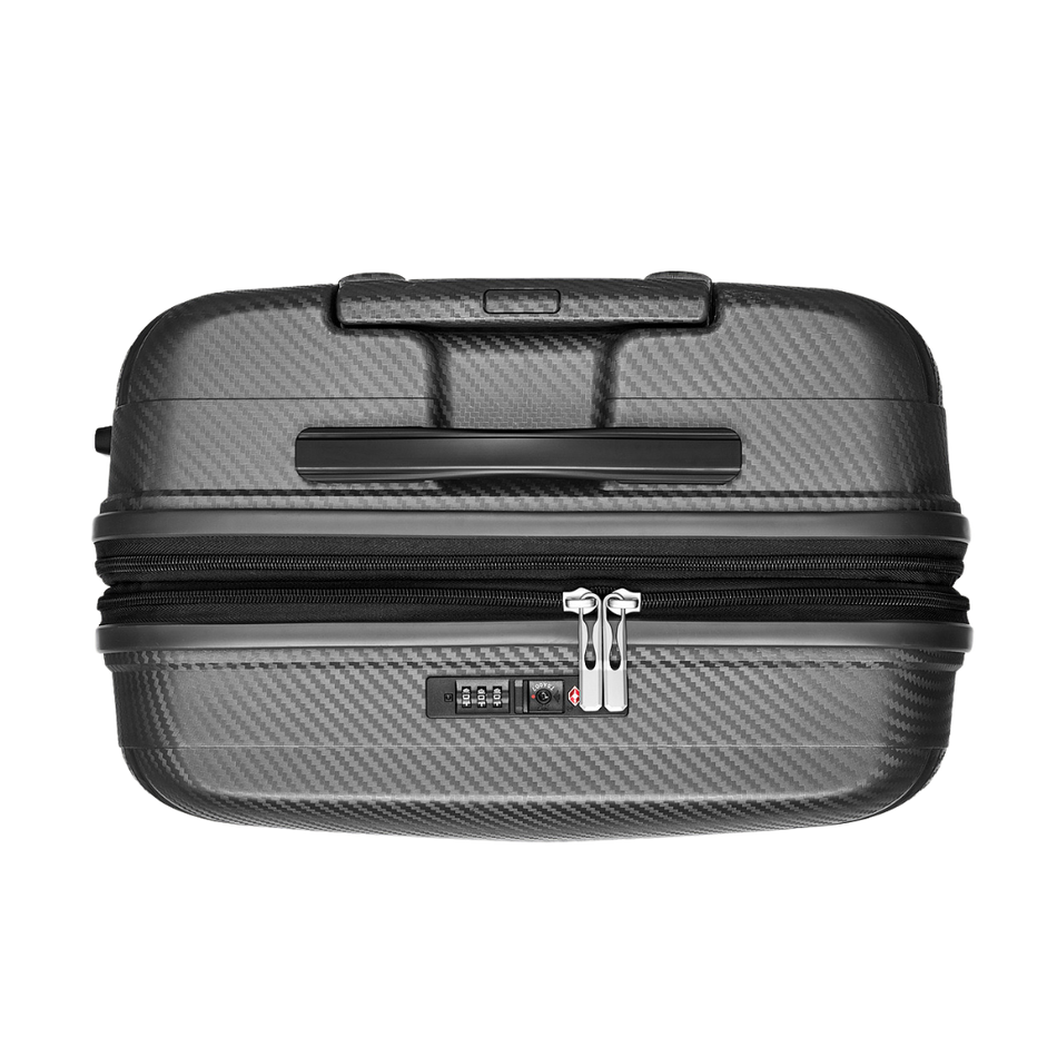 Walizka BLU MOONKY Charon 66cm szara powiększana