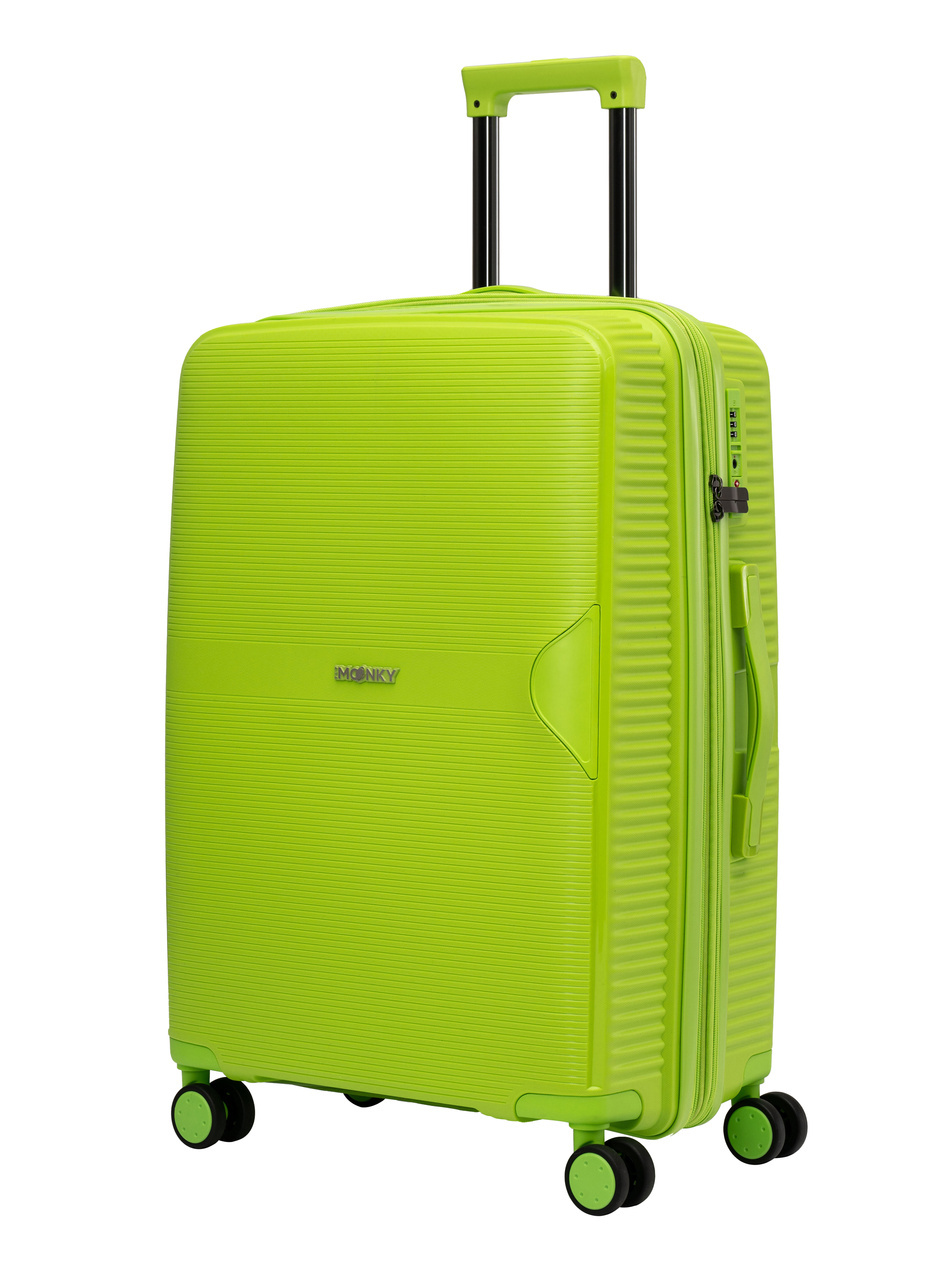 Walizka BLU MOONKY Altair 66cm powiększana Matcha on Mars