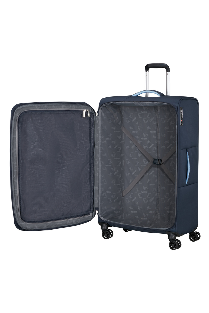 Walizka American Tourister Cloudrider 78cm powiększana granatowa