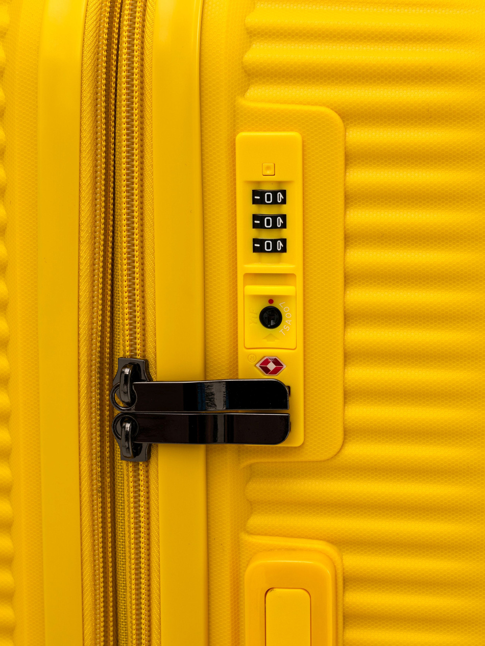 Walizka kabinowa BLU MOONKY Altair 55cm żółta