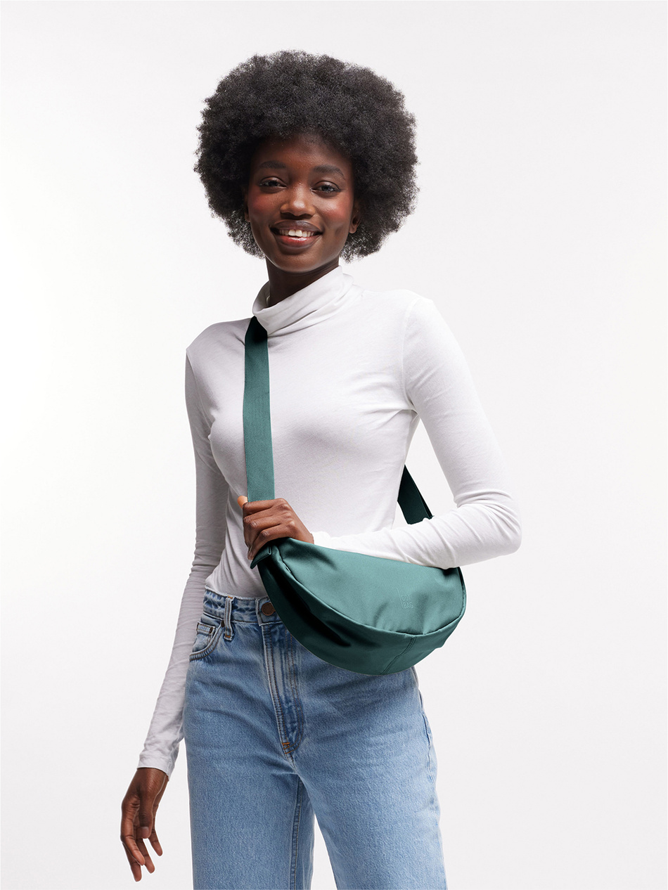 Torebka na ramię Got Bag Moon Bag sea teal