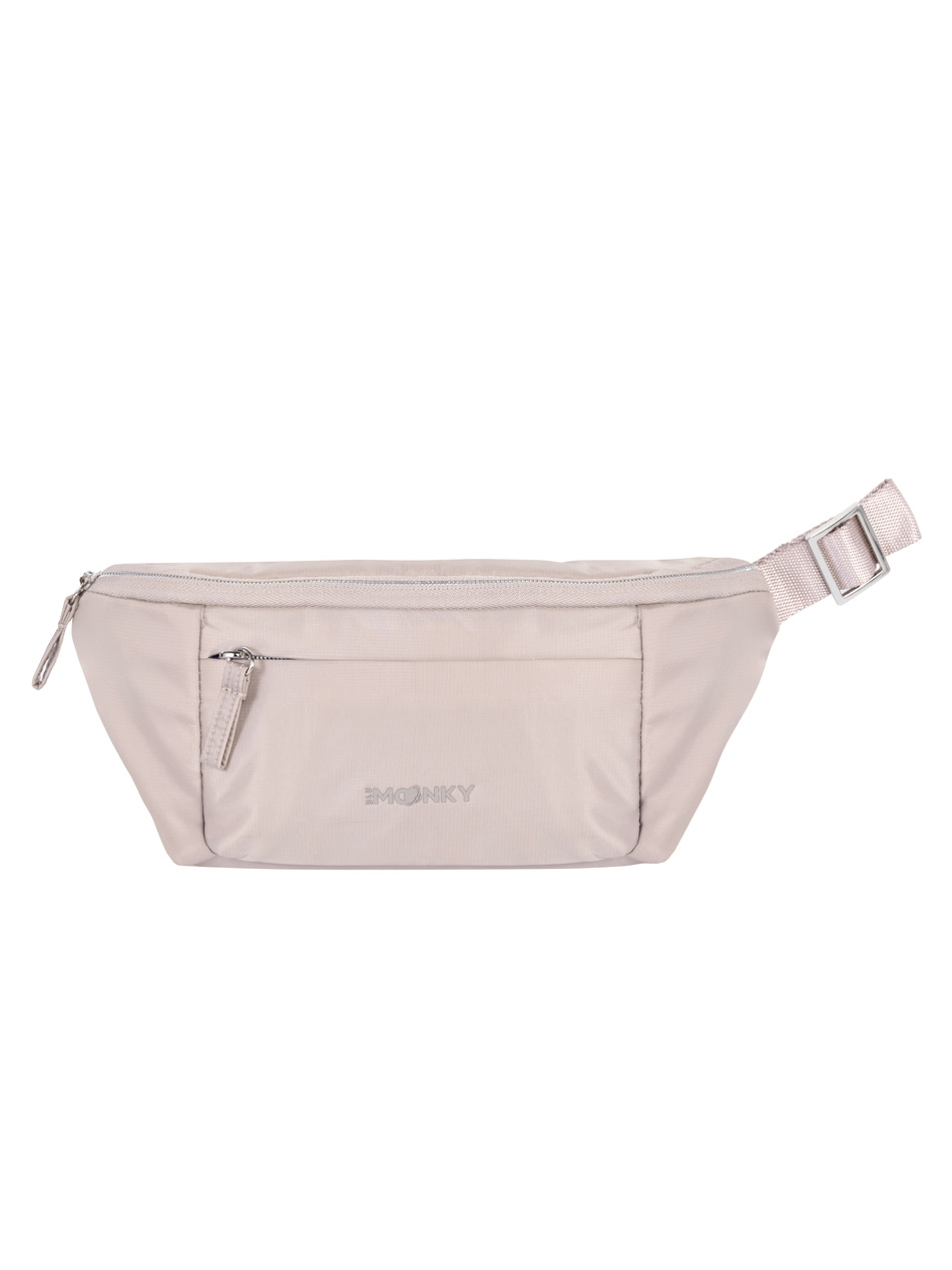 Saszetka BLU MOONKY One-Two Boom beżowa