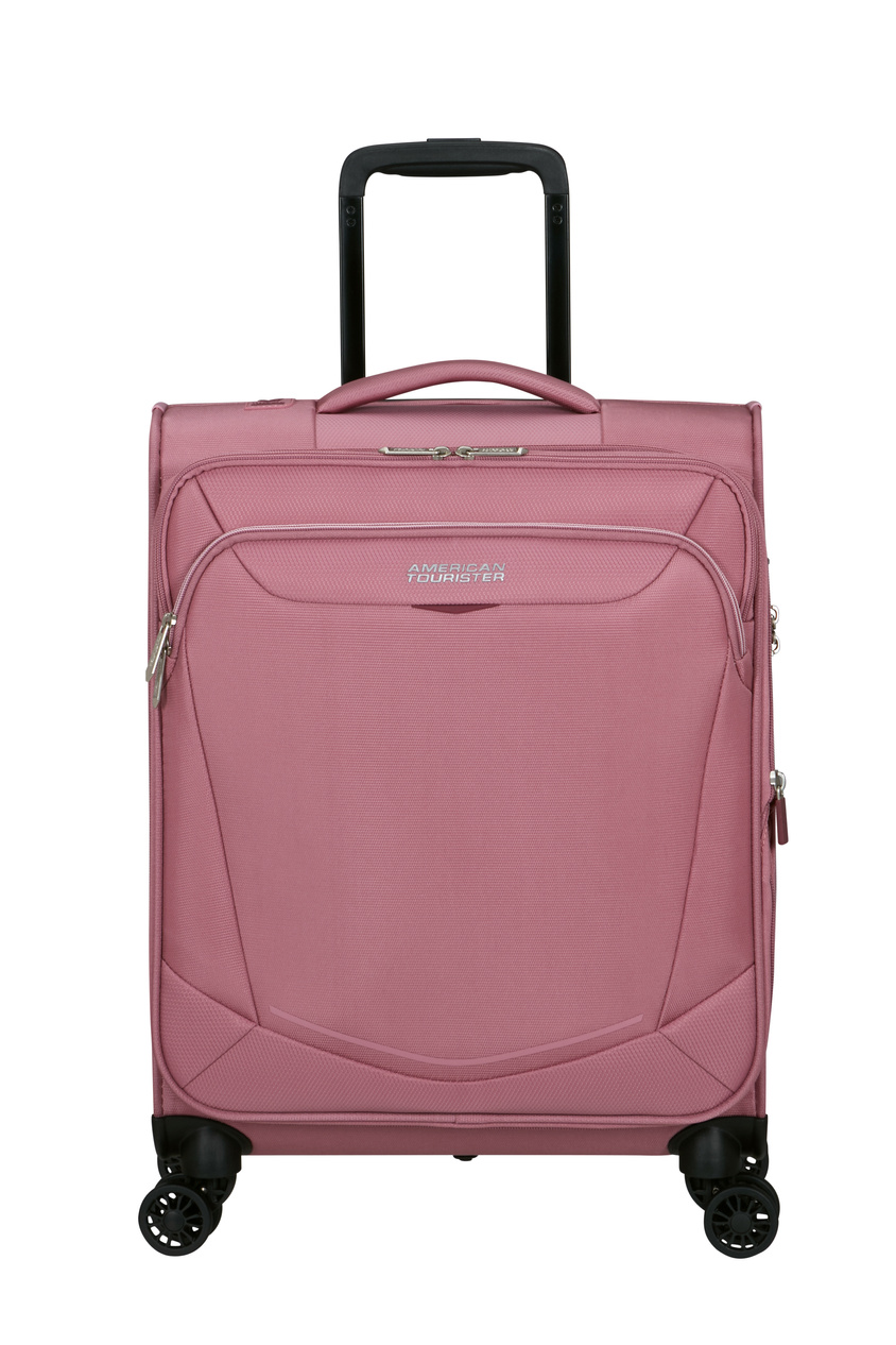 Walizka kabinowa American Tourister Summerride 55cm powiększana różowa