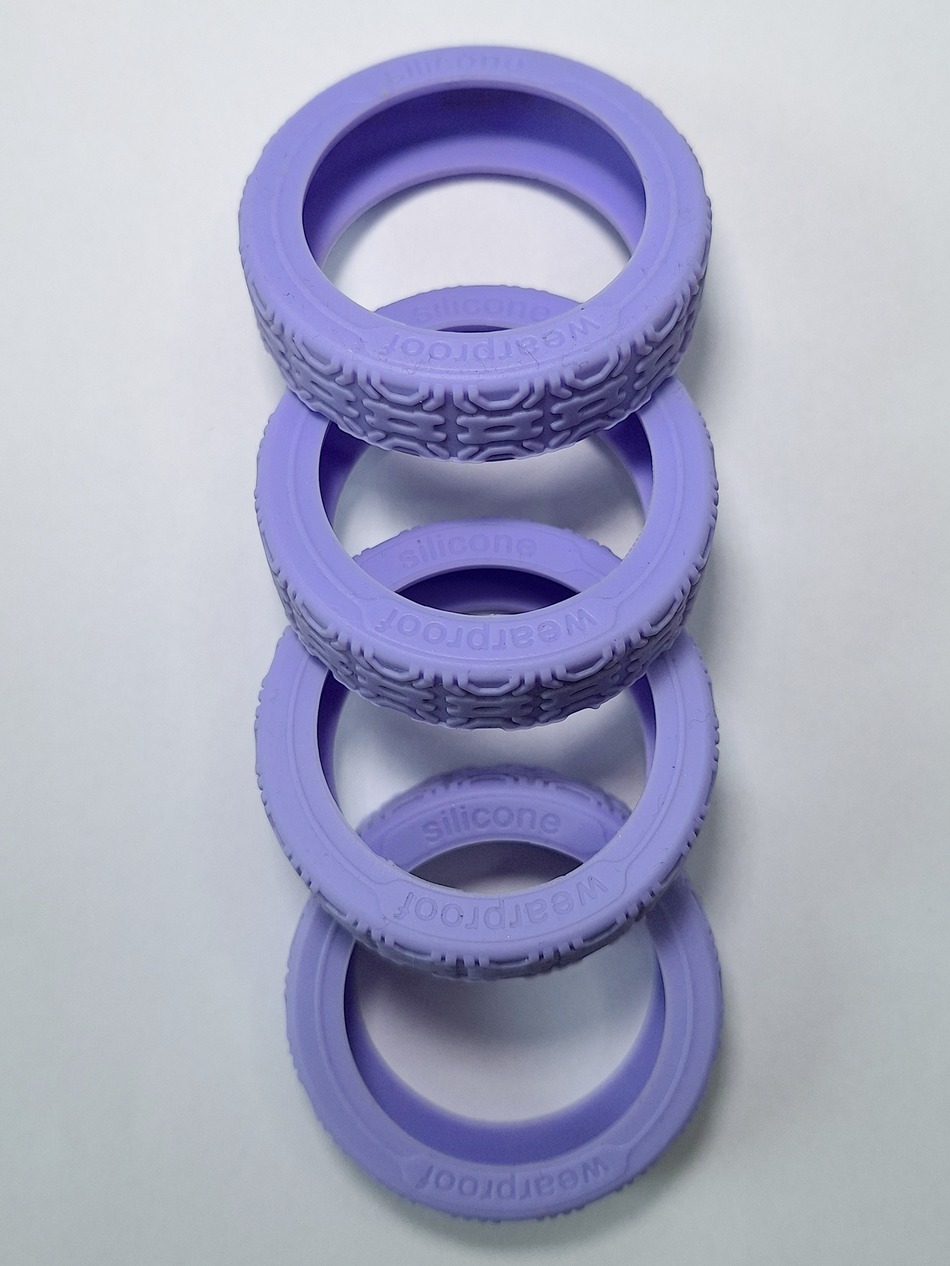 Nakładki silikonowe na kółka BLU MOONKY Violet Gravity