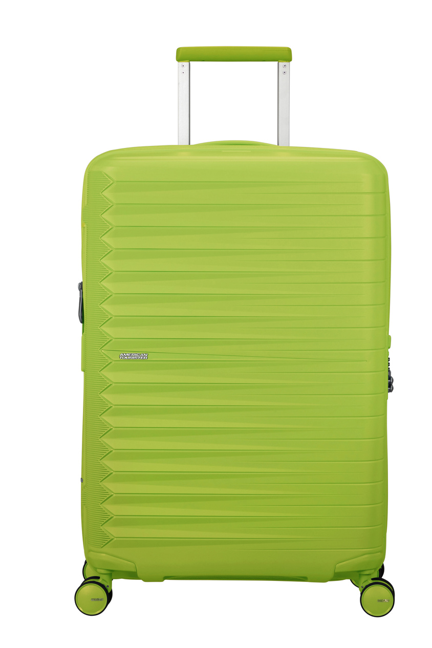 Walizka American Tourister Fastforward 68cm powiększana limonkowa