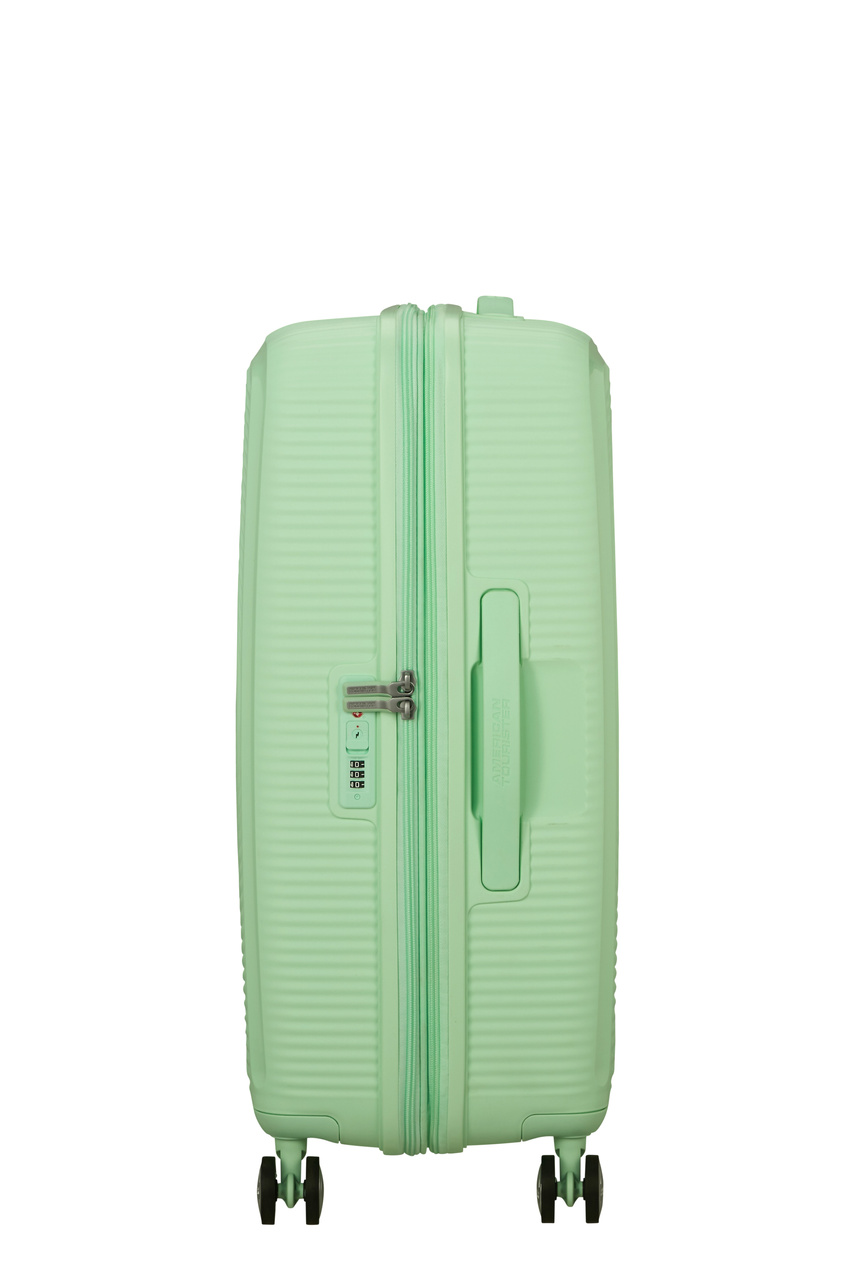 Walizka American Tourister Soundbox 67cm powiększana Pastel Green