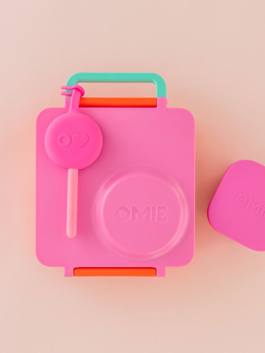 OmieBox Lunch Box Pink Berry