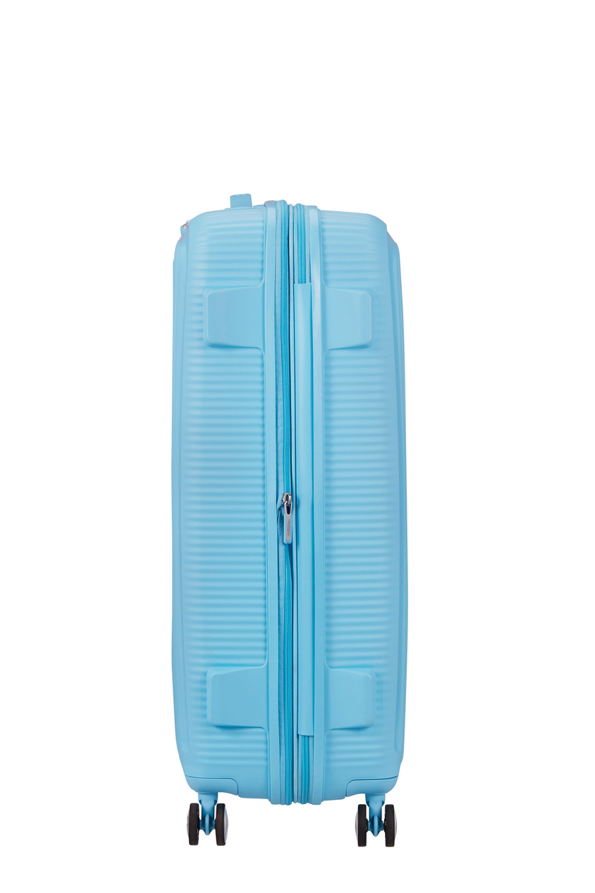Walizka American Tourister Soundbox 77cm powiększana Bluberry Fizz