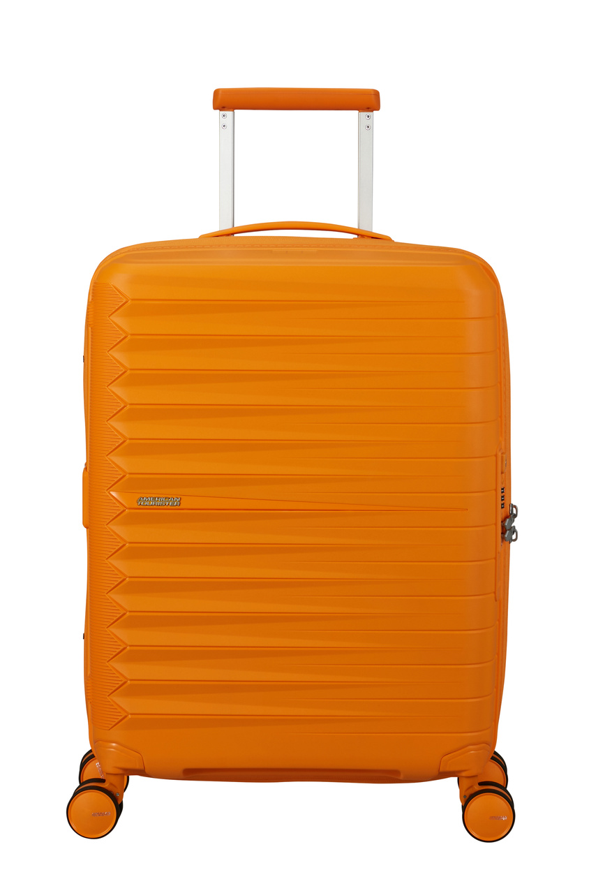 Walizka kabinowa American Tourister Fastforward 55cm powiększana pomarańczowa