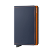 Portfel SECRID Slimwallet Matte Nightblue & Orange