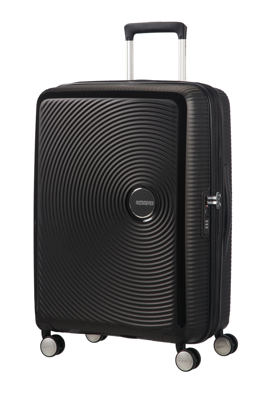 Walizka American Tourister Soundbox  67cm powiększana Bass Black