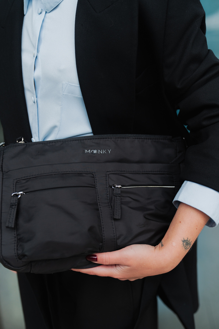 Torebka na ramię BLU MOONKY One-Two Three czarna