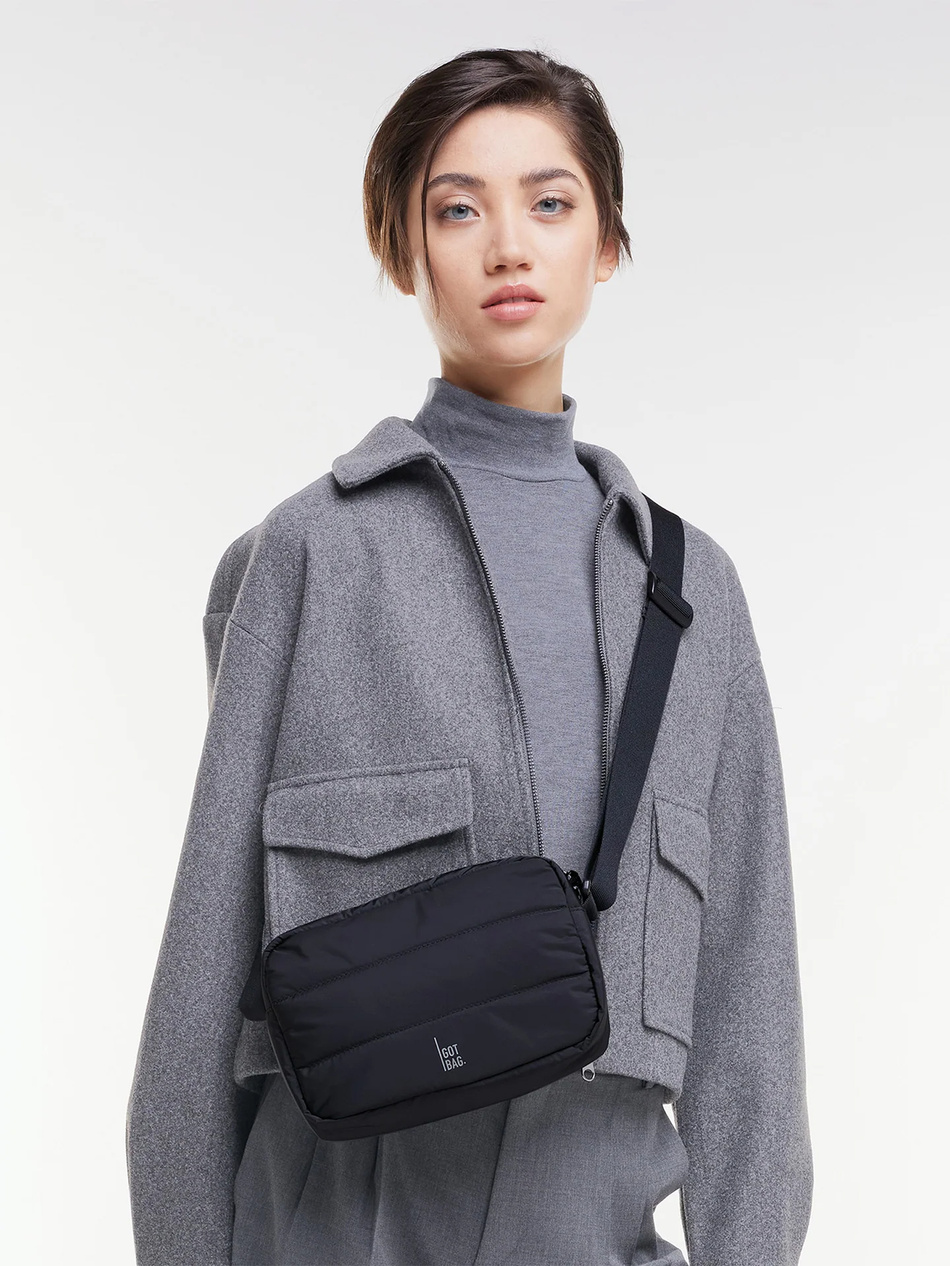 Torba GOT BAG Puffer Crossbody Bag Black Monochrome 