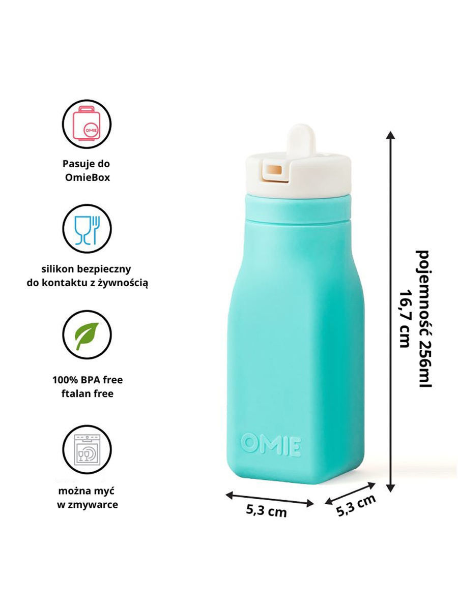 OmieBottle Turkusowa Butelka
