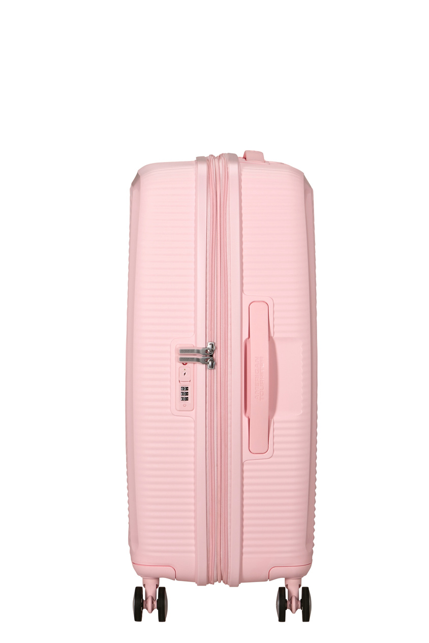 Walizka American Tourister Soundbox 67cm powiększana Pastel Pink