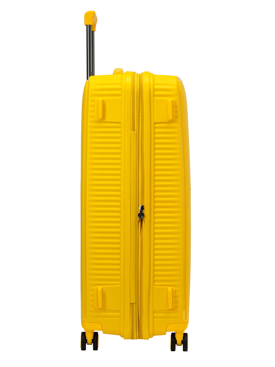 Walizka BLU MOONKY Altair 77cm żółta powiększana