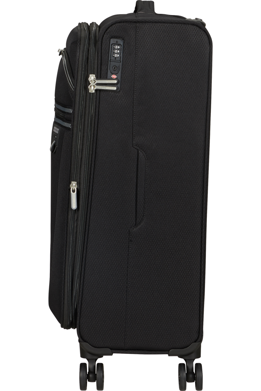 Walizka American Tourister Aerospin 69 cm powiększana czarna