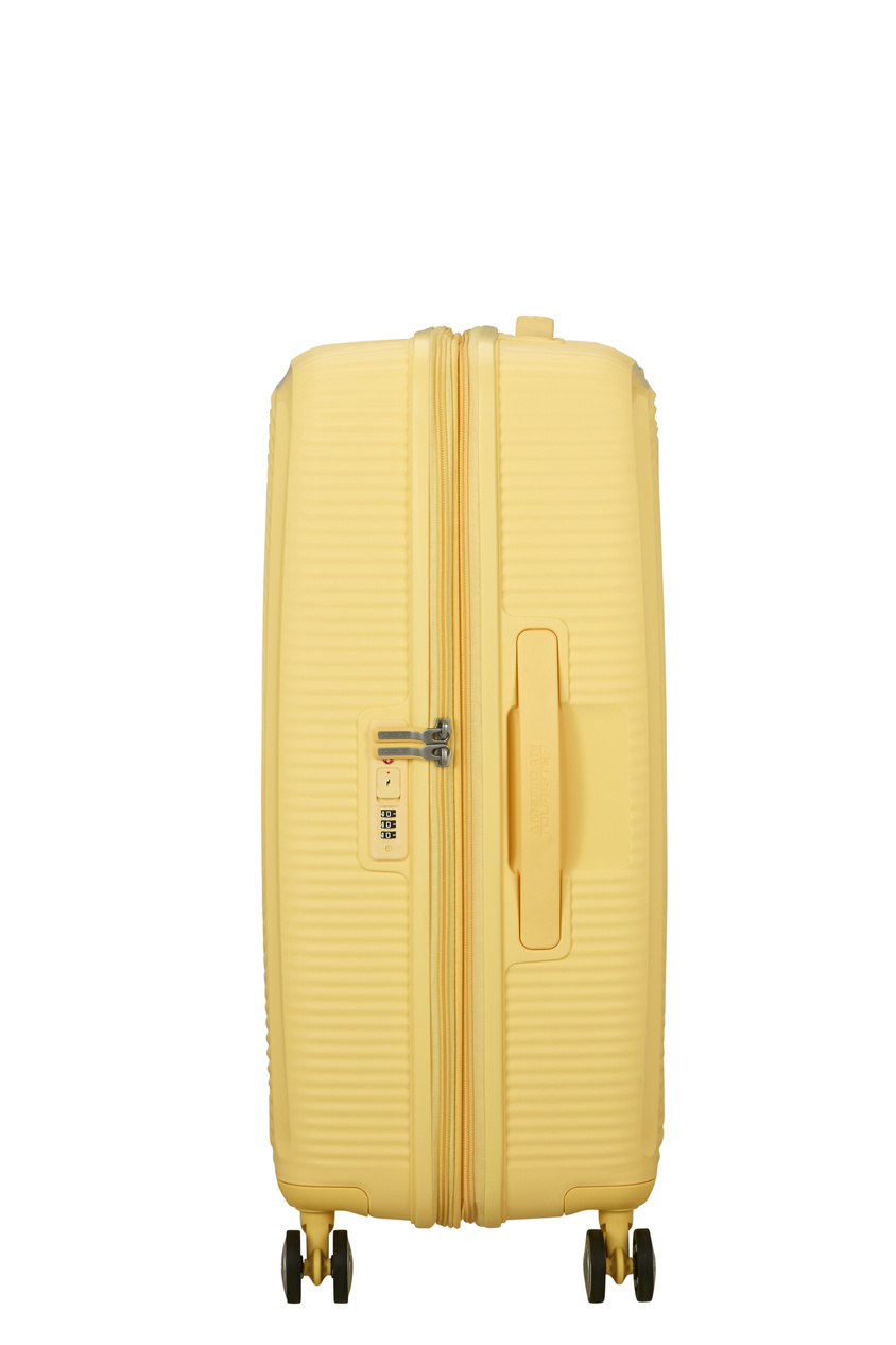 Walizka American Tourister Soundbox 67cm powiększana Pastel Yellow