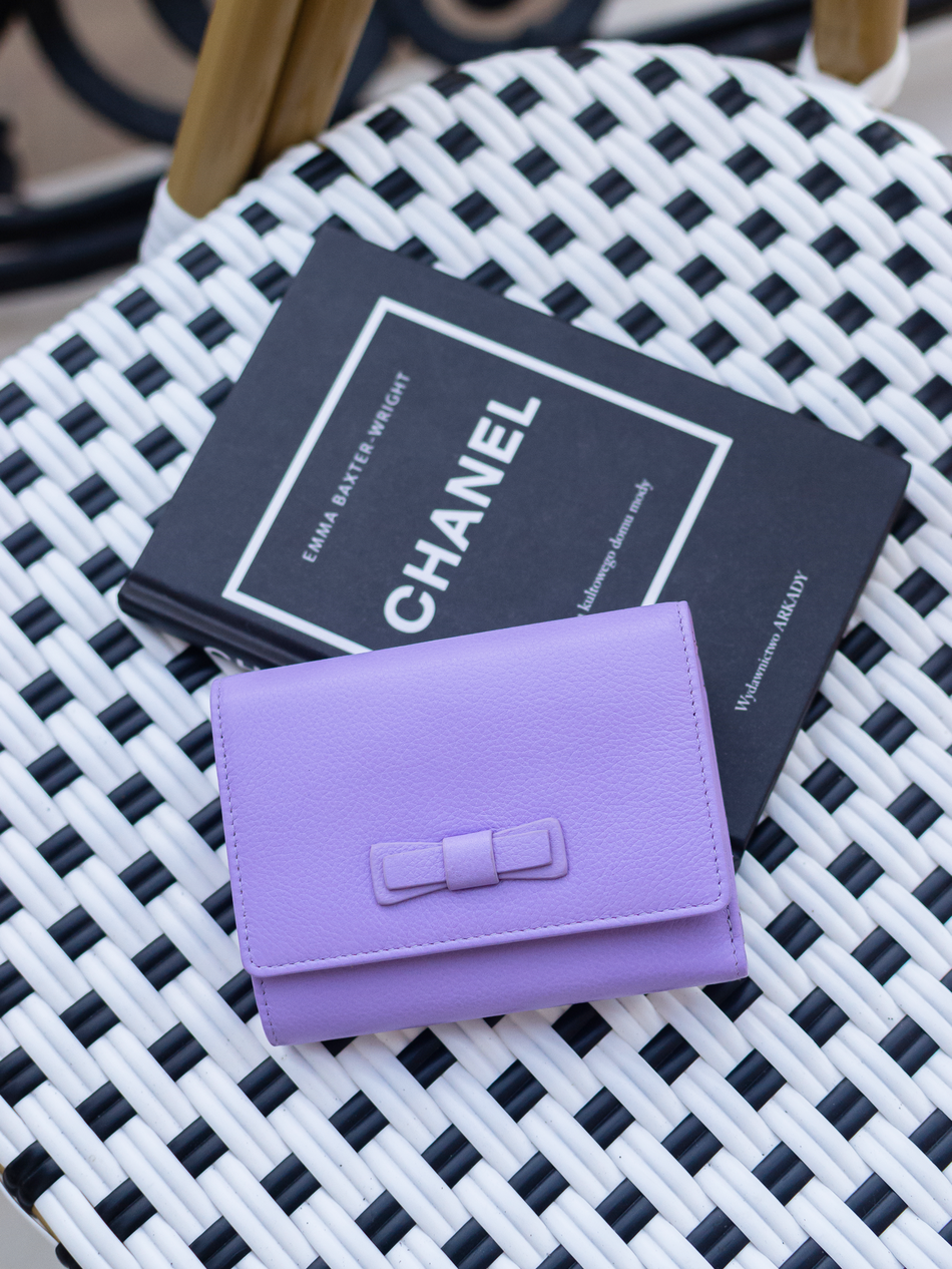 Portfel damski Valentini Bow 263 fioletowy