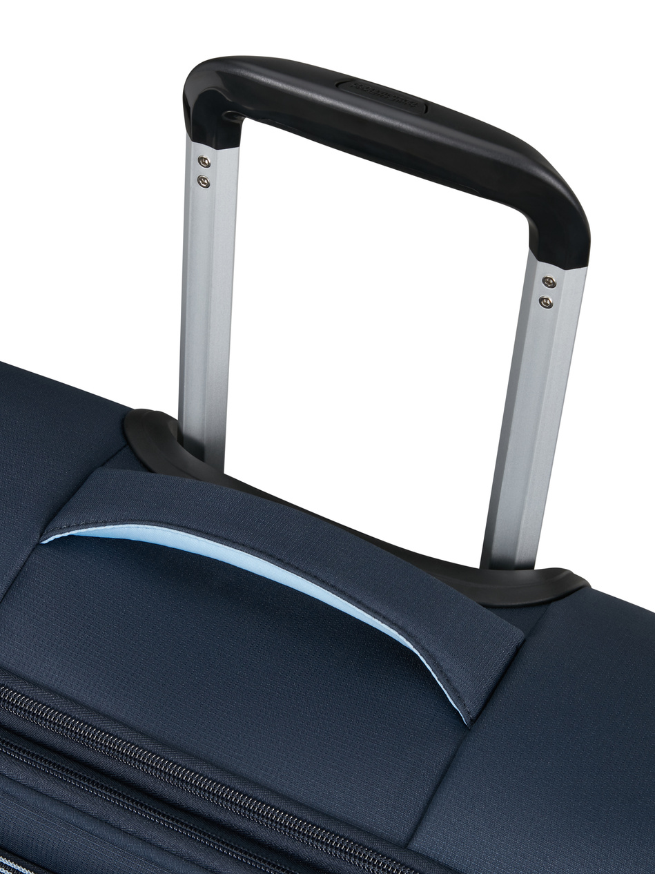 Walizka kabinowa American Tourister Cloudrider 55cm powiększana granatowa