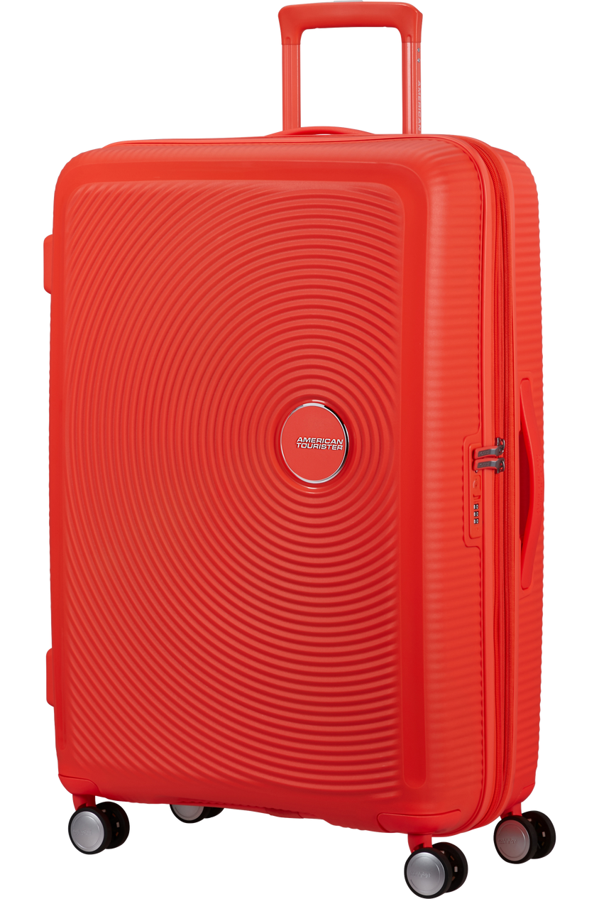 Walizka American Tourister Soundbox 77cm powiększana pomarańczowa