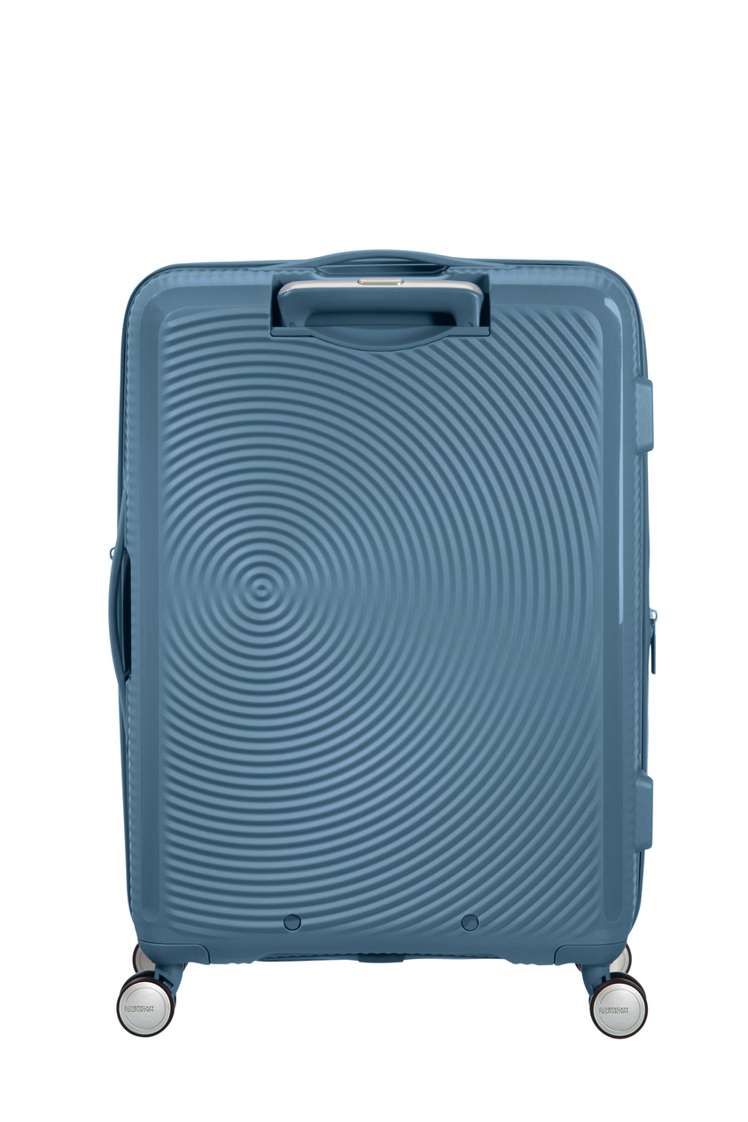 Walizka American Tourister Soundbox 67cm powiększana Stone Blue