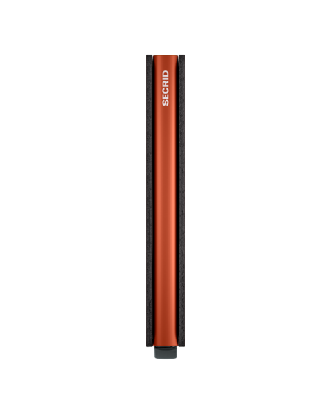 Portfel SECRID Slimwallet Matte Truffle & Orange