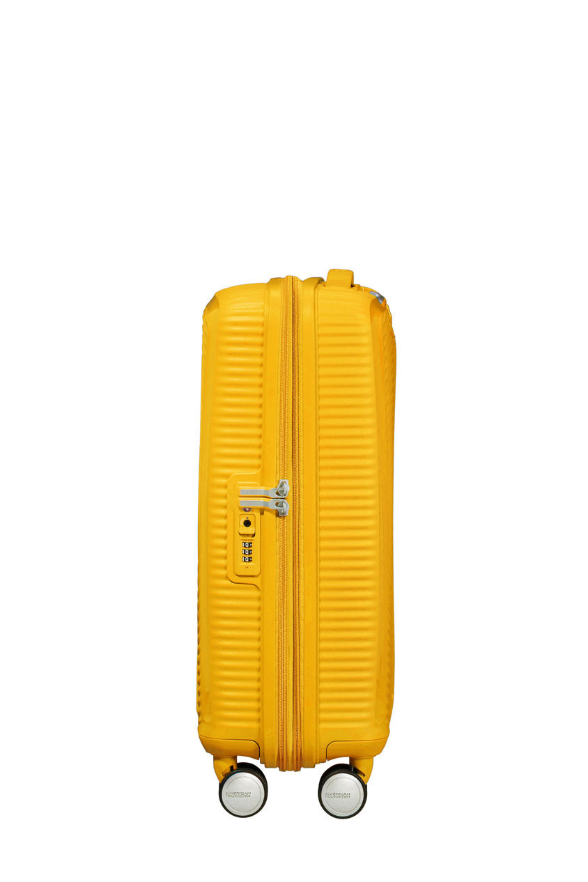 Walizka kabinowa American Tourister Soundbox 55cm powiększana Golden Yellow