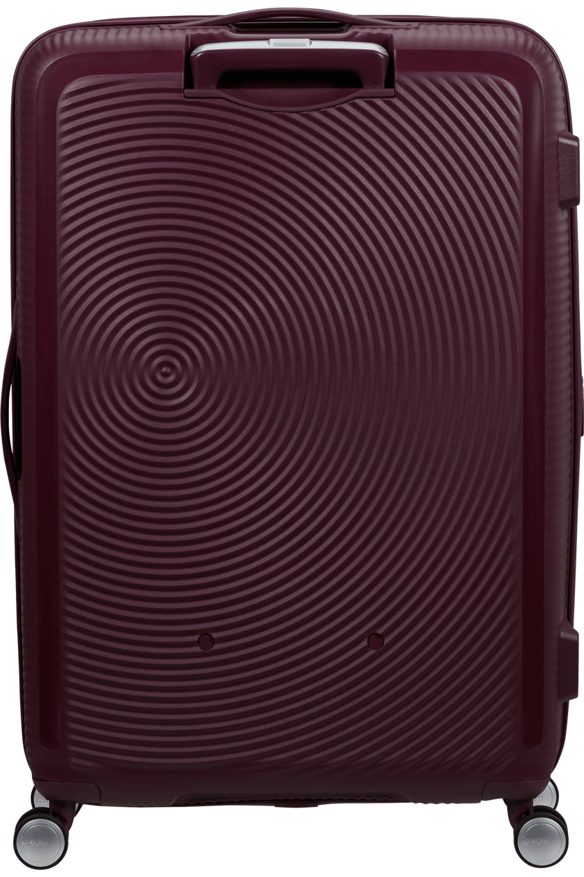 Walizka American Tourister Soundbox 77cm powiększana wiśniowa