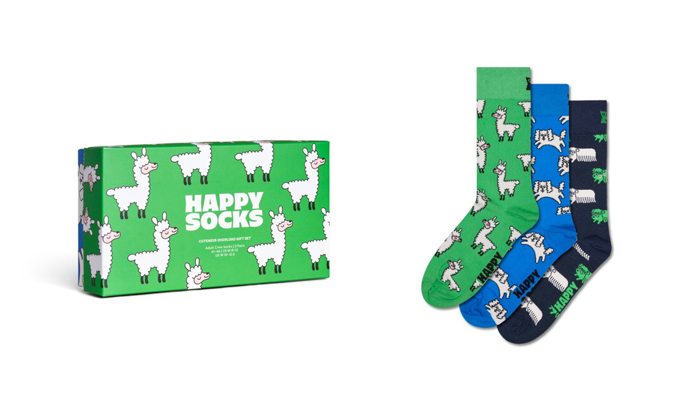 Zestaw prezentowy 3 par skarpetek Happy Socks Animals 41-46