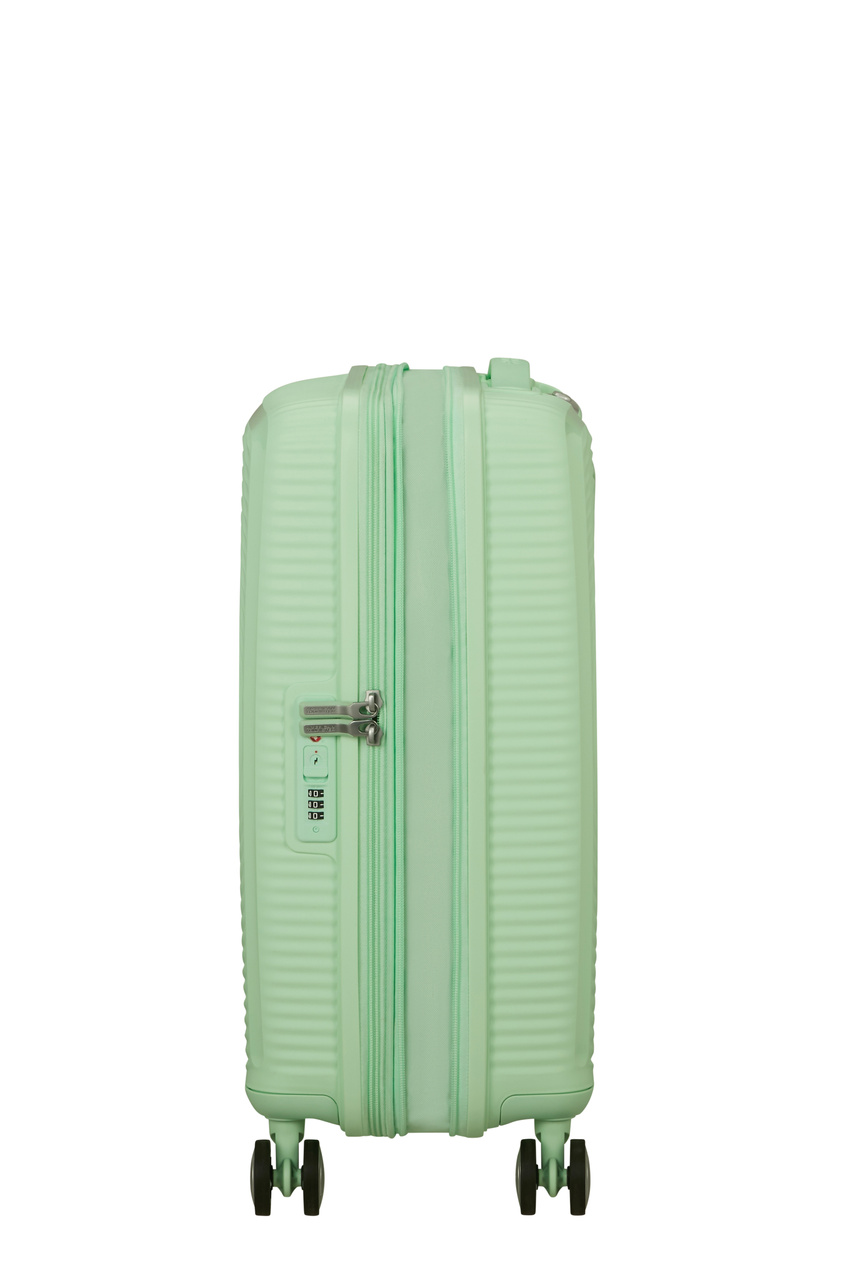 Walizka kabinowa American Tourister Soundbox 55cm powiększana Pastel Green