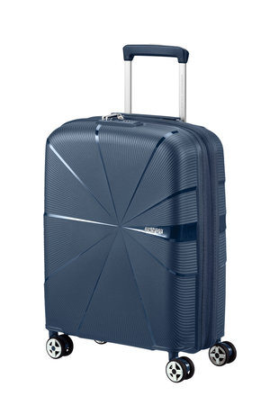 Walizka kabinowa American Tourister Starvibe 55cm powiększana granatowa