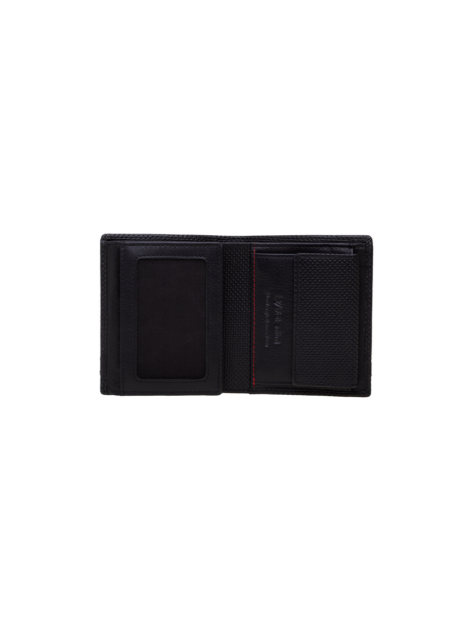 Portfel męski Valentini Perforated 115 czarny