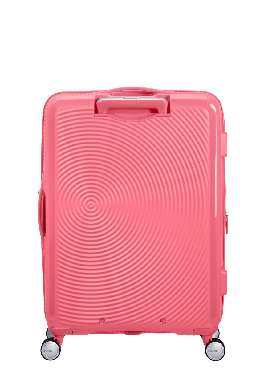Walizka American Tourister Soundbox 67cm powiększana Sun Kissed Coral