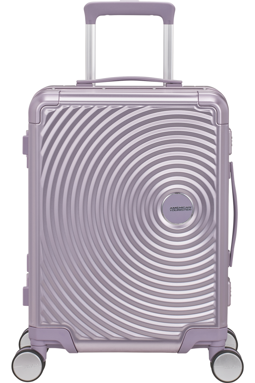 Walizka kabinowa American Tourister Soundbox Alu 55cm Stormy Lilac