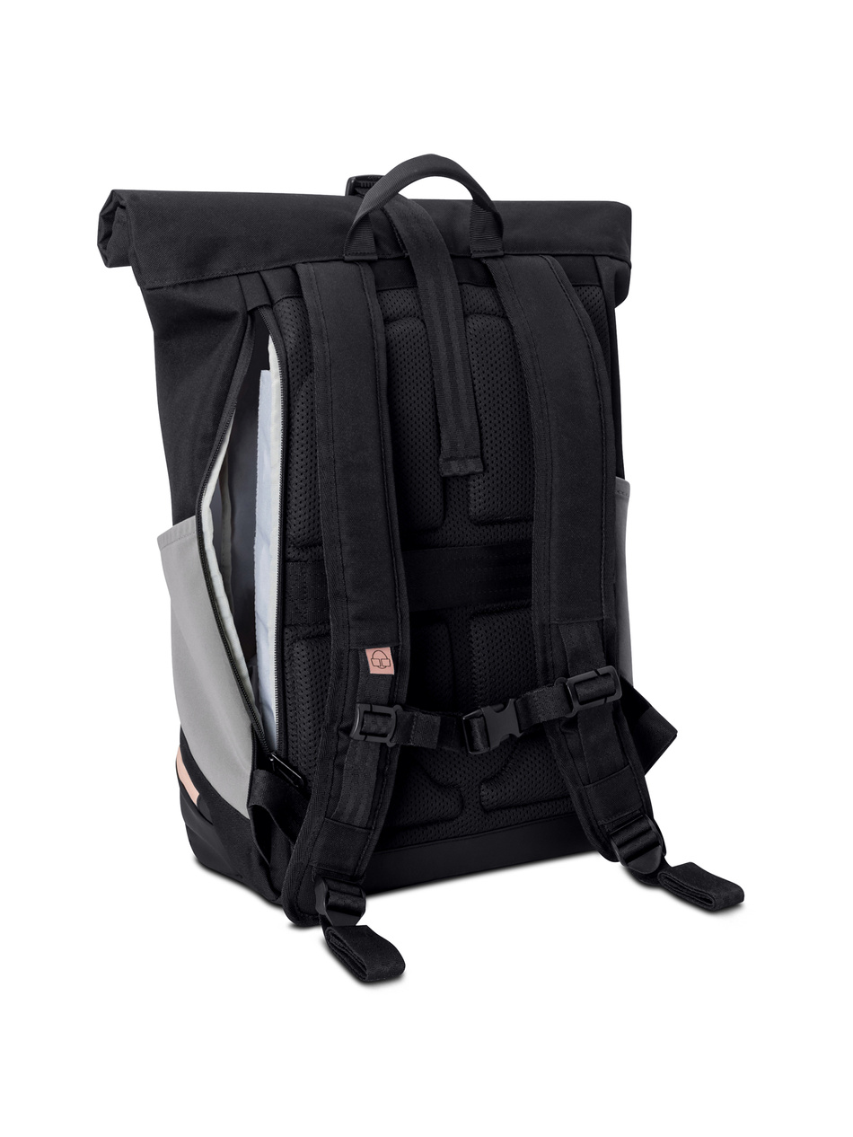 Plecak rolltop JOHNNY URBAN Allen Medium Black Rose