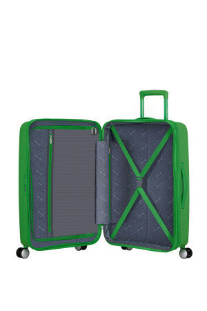 Walizka American Tourister Soundbox 67cm powiększana Grass Green