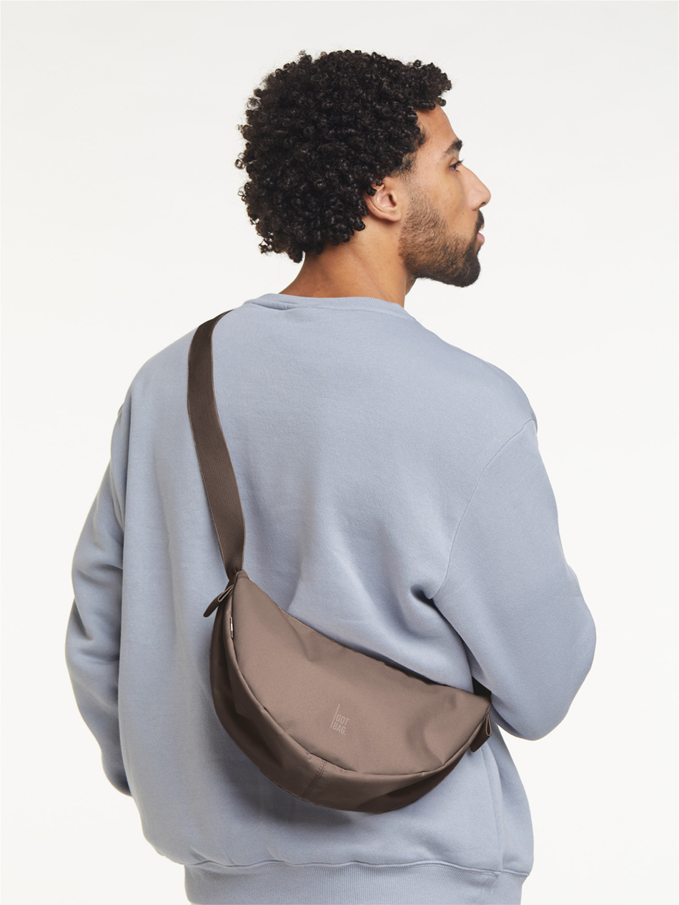 Torebka na ramię Got Bag Moon Bag Small Monochrome Taupe Brown