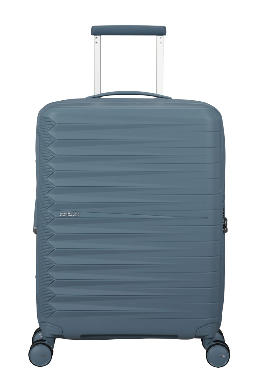 Walizka kabinowa American Tourister Fastforward 55cm powiększana szara