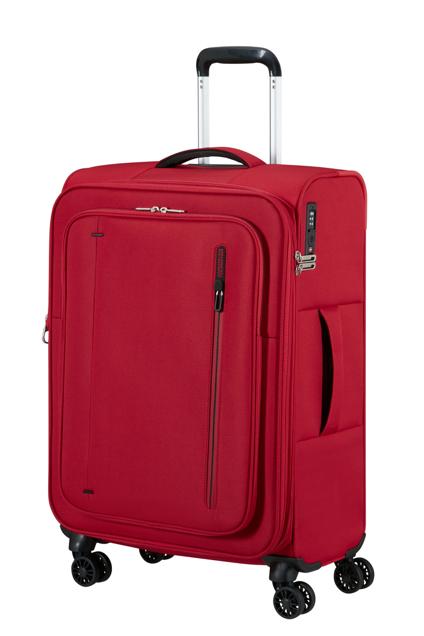 Walizka American Tourister Cloudrider 67cm powiększana czerwona