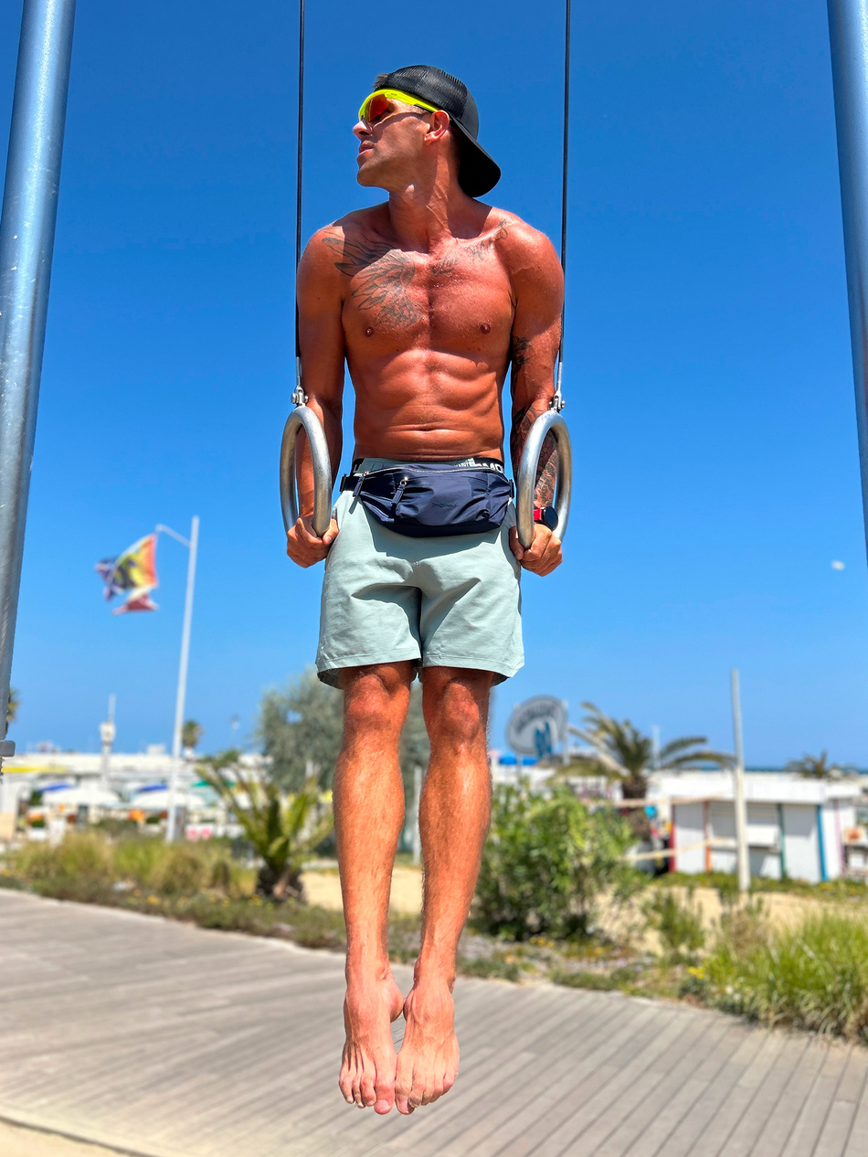 Saszetka BLU MOONKY One-Two Boom granatowa