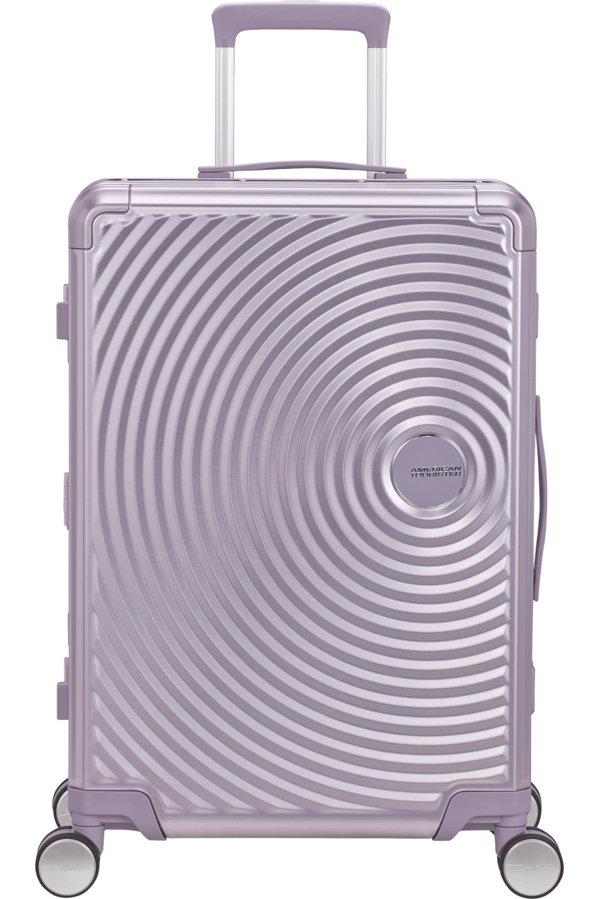Walizka American Tourister Soundbox Alu 68cm Stormy Lilac