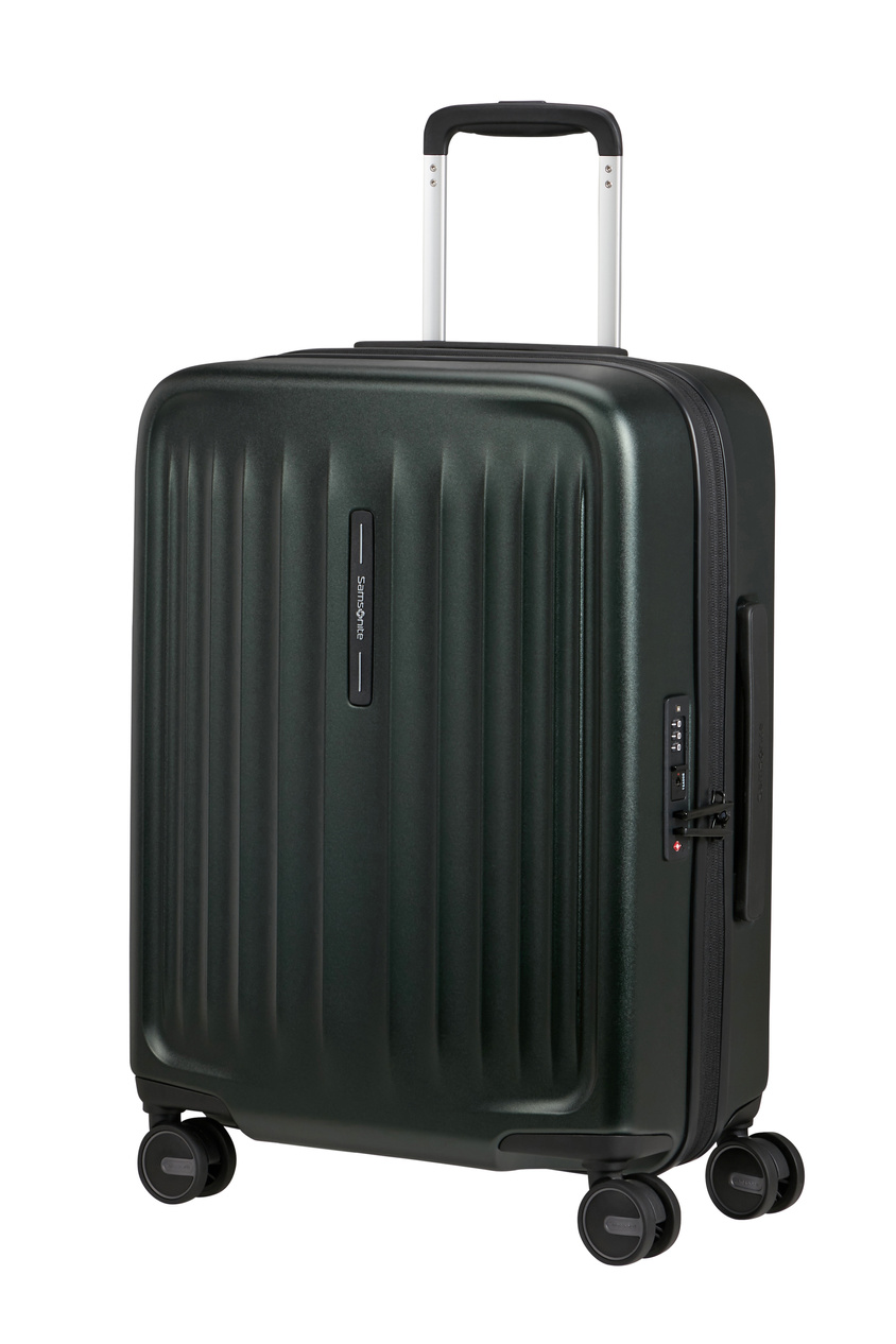 Walizka kabinowa Samsonite Fyrm 55cm powiększana zielona