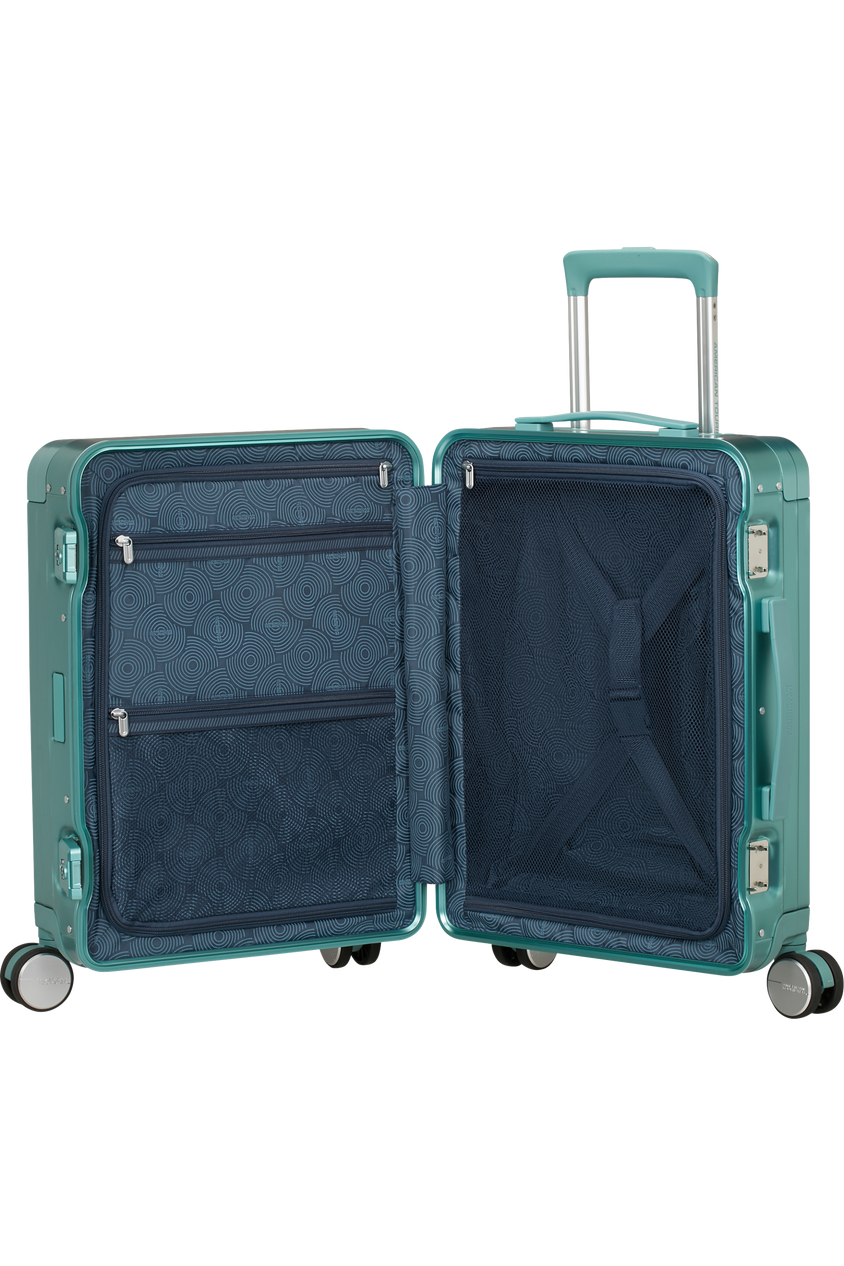 Walizka kabinowa American Tourister Soundbox Alu 55cm Dusty Turquoise