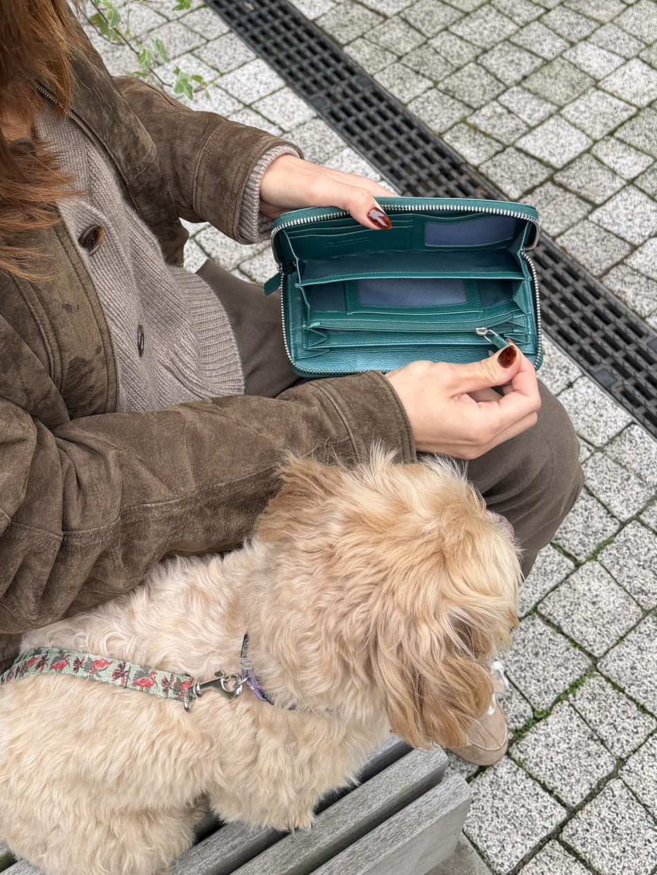 Portfel damski Valentini Metallic 820 zielony