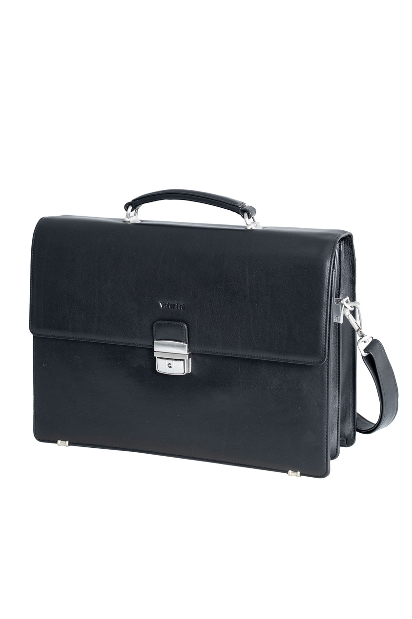 Teczka skórzana Valentini Ambassador 613 czarna