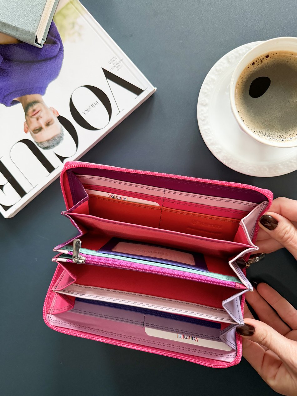 Portfel damski Valentini Colors 866 fioletowy